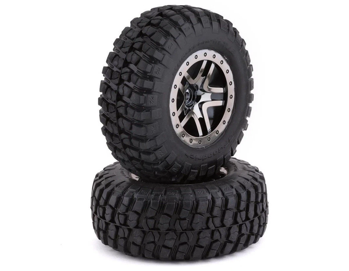 Traxxas 5576R Anaconda Neumáticos Y Ruedas All-Star Traseras Jato 3.3