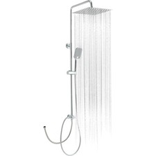 Regendusche ohne Armatur Chrom, 30x30cm eckig...