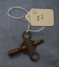 Antique Brass Clock Key #6                                              item #13