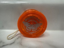 Vintage Duncan Butterfly Yo-Yo '90s Transluscent Orange Very Good Cond