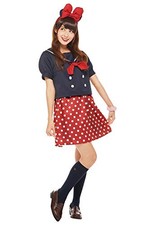 Disney Minnie School Uniform Costume Ladies 155cm-165cm RUBIE'S JAPAN