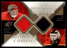 2007-08 SPx Winning Combos Ed Belfour/Dominik Hasek Florida Panthers/Detroit Red