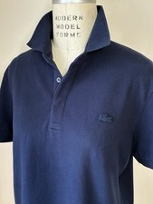 Lacoste Navy Polo Shirt Men's M Regular Fit Premium Cotton Peru Made NWOT