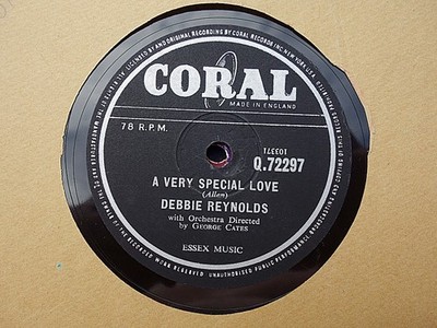 DEBBIE REYNOLDS - A Very Special Guest / I Saw A Country Boy 78 rpm disc (A+)