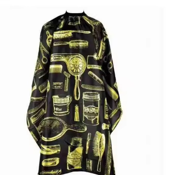 Cutting Cloth RetroWaterproof Barber Gown , Salon Hair Stylist Haircut Apron Hai