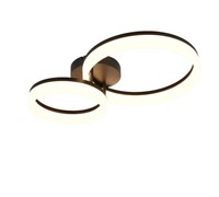 Reality Led Deckenleuchte Scope 22W Gold Schwarz Warmweiß Deckenleuchten