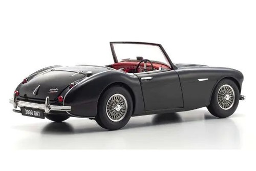 Kyosho ORIGINAL KS08149BK 1/18 Austin Healey 3000 Black Model Car - 第 5/6 張圖片