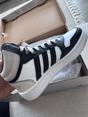 adidas HOOPS Mid 3.0 K Sneakers Kids Black/White, Size 13