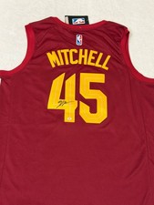 Donovan Mitchell Signed Cleveland Cavaliers NBA Basketball Jersey COA