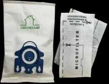 Replacement for Miele GN Bags 3D Canister 5 Bags  2 Filters