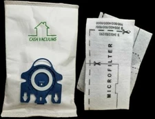 Replacement for Miele GN Bags 3D Canister 5 Bags & 2 Filters 