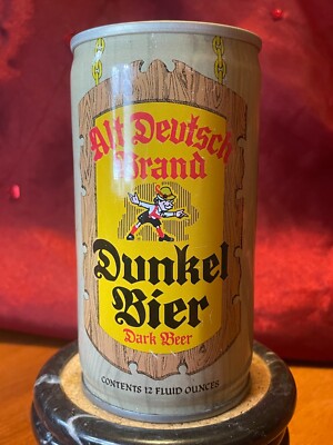 Alt Deutsch Brand Dunkel Bier | Vintage 12 oz Pull Tab Can | Pittsburgh Brewing