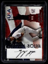 2006-07 USA Baseball Box Set Victor Sanchez Signatures Black 234/595