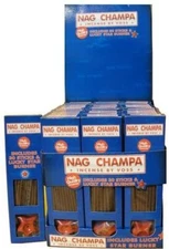 ONE PK/30 Sticks 5" ea- Nag Champa Incence Voss W/Holder-LUCKY STAR BERNER