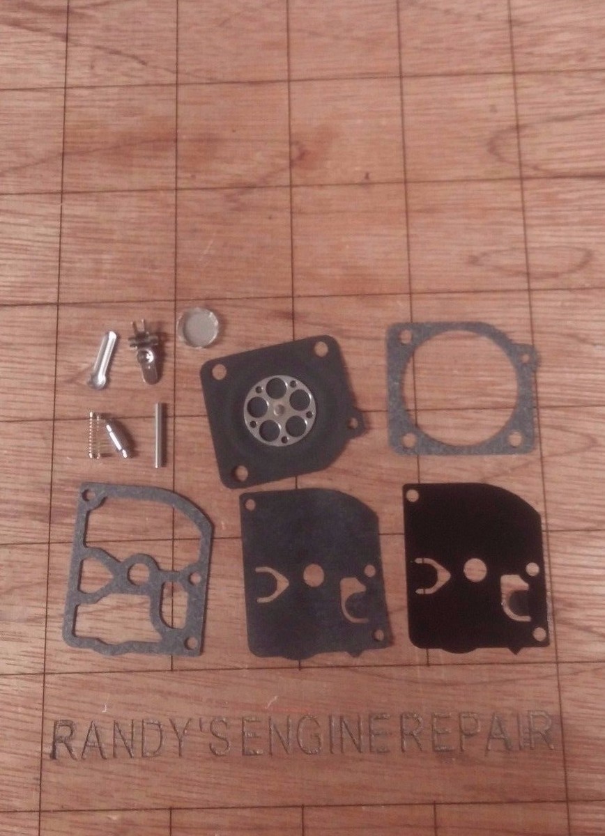 2 Kit Ricostruzione Carburatore Zama RB-39 Per McCulloch 3200 3214 3216 3516