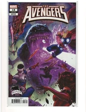 Avengers (Volume 8) #18 Godzilla variant Black Panther Thor 9.6