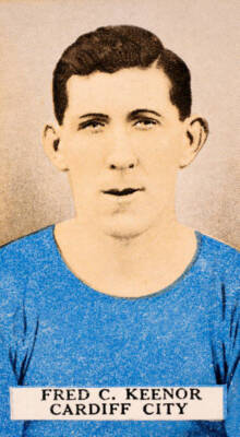 Fred Keenor Of Cardiff City On A 1926 Soccer OLD PHOTO
