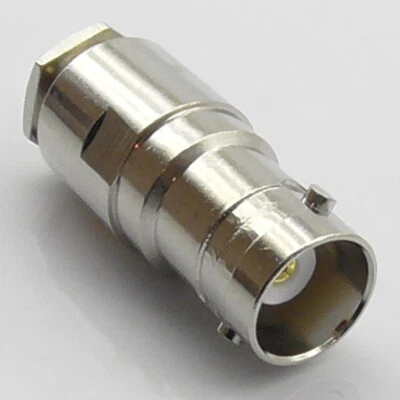 BNC Cable Socket Female Clamp Compression In Line 50Ω for RG58 LMR195 50 Ohm