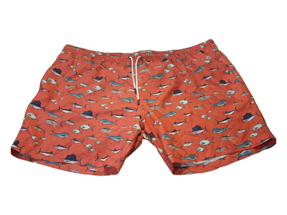 4XL OCEAN COAST Advantage Big Tall Swim Trunks Shorts Mens