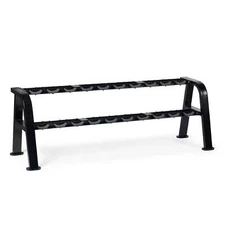 Titan Fitness 2 Tier Saddle-Style Dumbbell Weight Rack, Store 20 Dumbbells