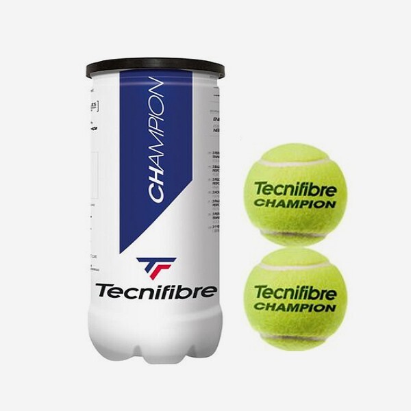 Теннисный мяч Tecnifibre Champion Match Ball Ракетка 2 мяча 1 банка Желтый NWT 3690₽