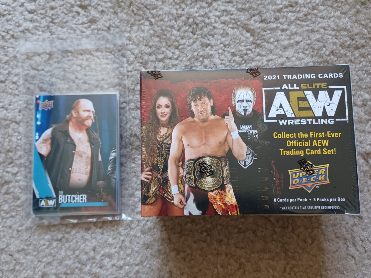 2021 Upper Deck AEW Blaster Box - NEW, SEALED! + 11 Base Cards | eBay
