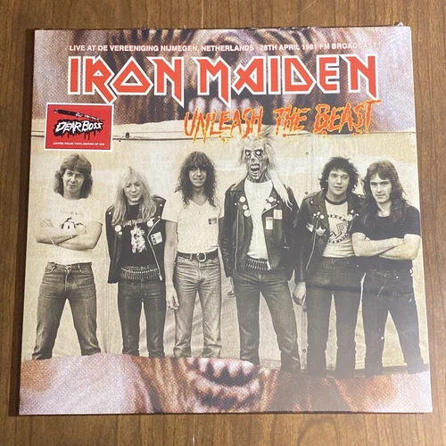 Iron Maiden Unleash The Beast Sealed Vinyl LP Netherlands 1981