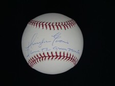 DWIGHT EVANS SIGNED OML BASEBALL INSCRIBED 