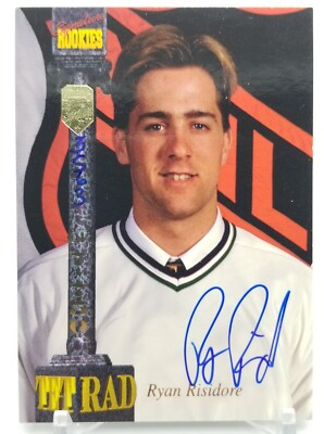 1994 Signature Rookies Tetrad RYAN RISIDORE On Card Auto /7750