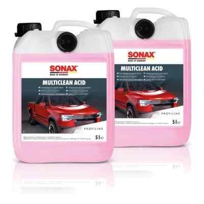 2 x Sonax MultiClean acid Kraftreiniger für säurelösliche Schmutze wie Flugrost