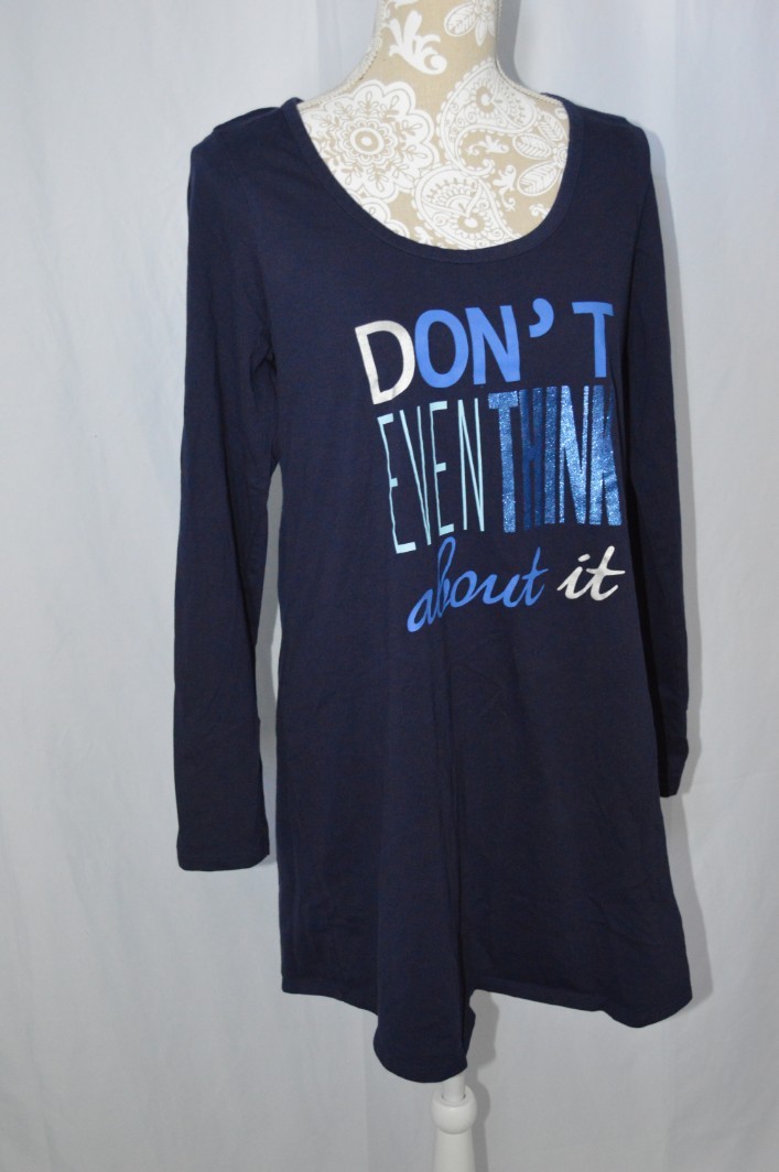 Long Sleeve Night Shirt Women