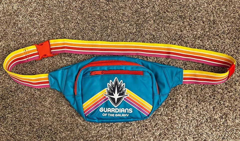 Riñonera Guardianes de la Galaxia Azul Estilo Retro Marvel Foto 2 de 4
