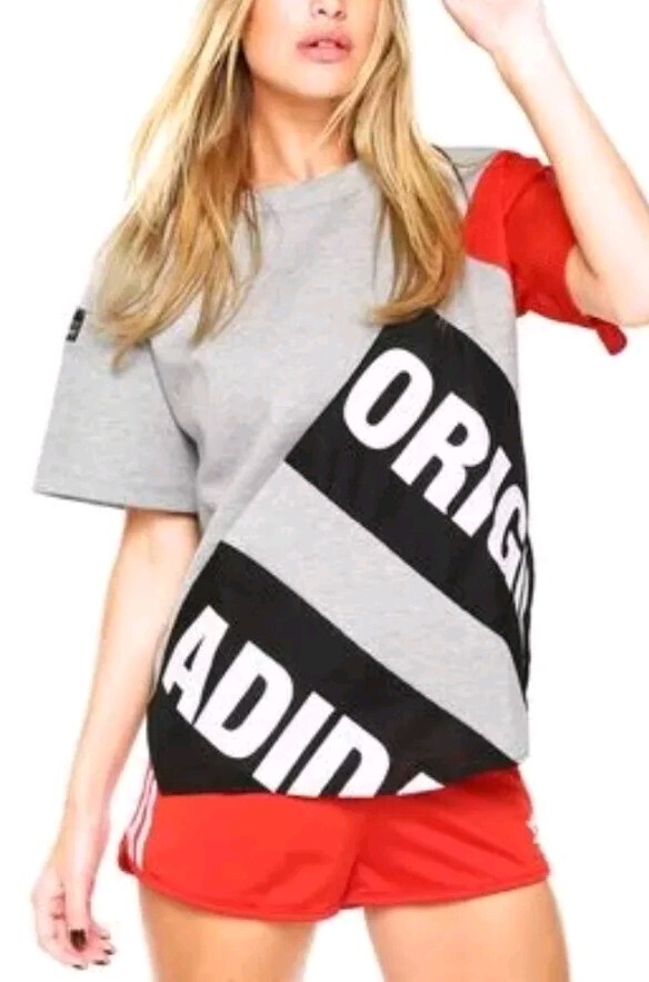 Adidas Original Shirt Equipment Size L Red Gray Black