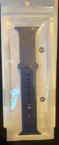 NEXT - Sport Band Watch Strap for Apple Watch® 42mm and 44mm - Midnight Blue - Picture 4 of 5