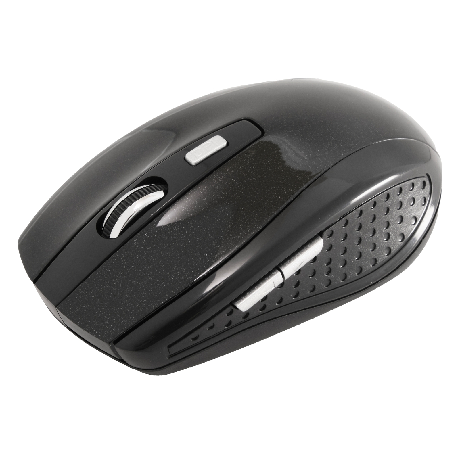2.4G Wireless Optical Mouse with Adjustable DPI for Laptop and Computer in Black-image