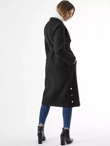 Dorothy Perkins Funnel Collar Belted 
