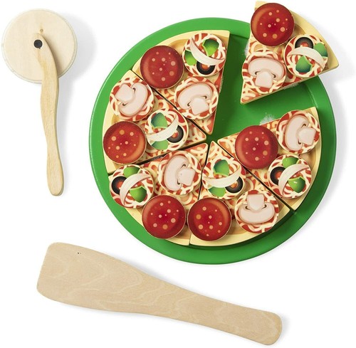 Melissa & doug Stacker, Pots, Food Groups, Fruit Veg, Pizza, Birthday Wooden Toy - Picture 46 of 57