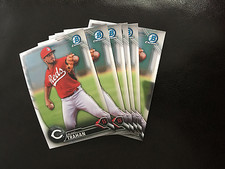 2016 Bowman Chrome BCP163 Blake Trahan 7 count lot Reds