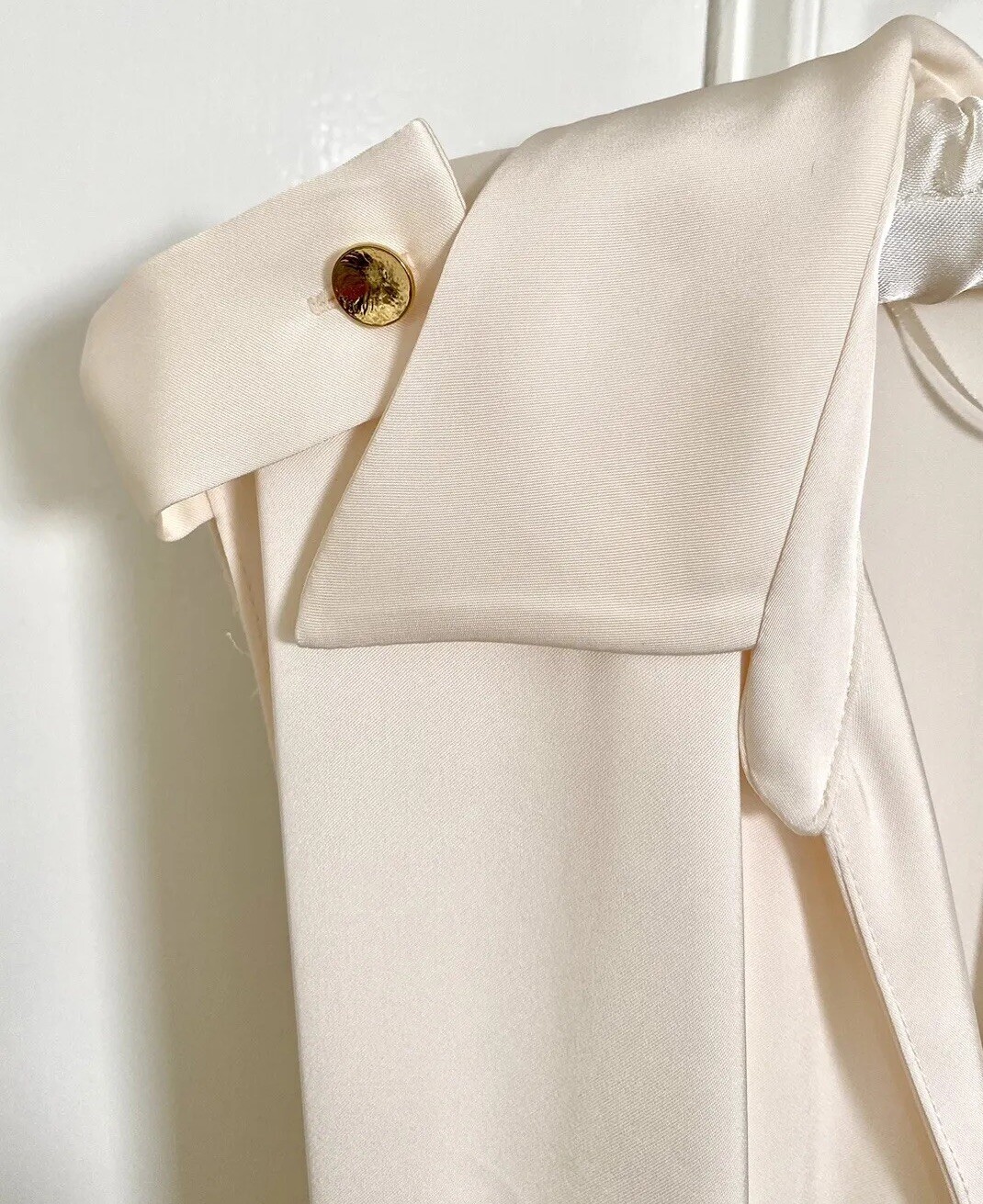 Zara Satin Belted Cargo Sleeveless Jumpsuit In Cream S BNWT RRP £49.99 LAST ONE image 4