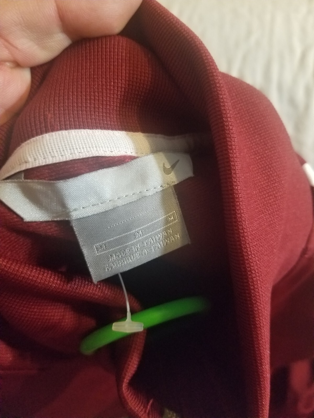 NIKE TRACK JACKET - MEDIUM - THROWBACK - RED - image 3