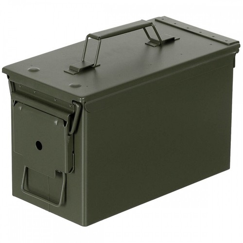 US Munitionskiste Cal. 50 mm M2A1 Metall Kiste Transportkiste Box Transportbox - Bild 3 von 5