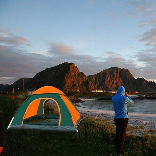 3-4 Man Automatic Pop Up Tent Camping Tent Waterproof Outdoor Hiking Travel Tent - Picture 20 of 24
