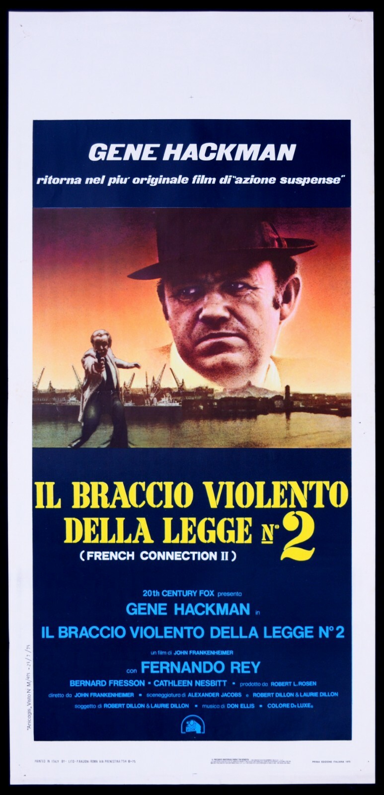 Locandina originale film French Connection (2014) - Regia di Cédric Jimenez
