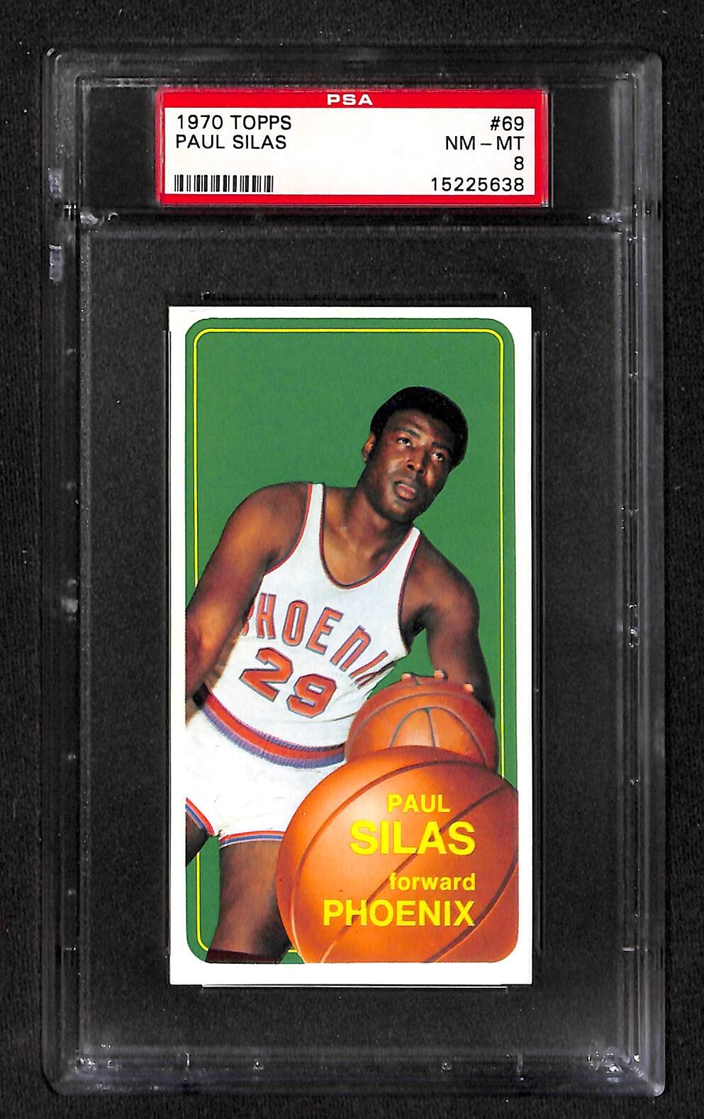 1970 Topps #69 Paul Silas PSA 8 NM-MT 15225638