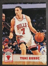 1993-94 Skybox NBA Hoops #313 Toni Kukoc Rookie Card RC Chicago Bulls HOF
