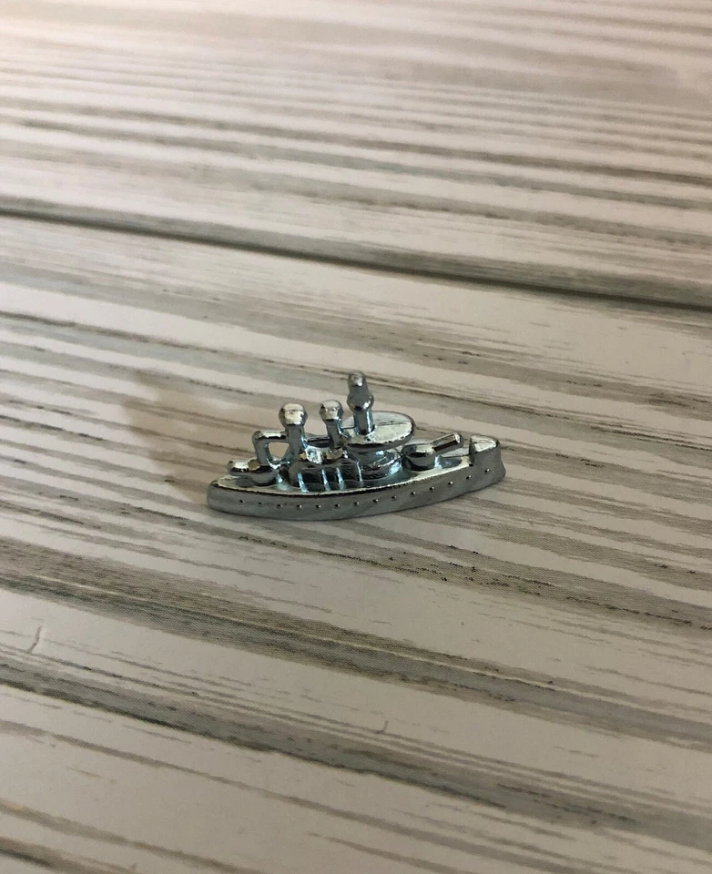 Juego de 8 fichas de repuesto de piezas de juego de metal Monopoly Foto 2 de 4