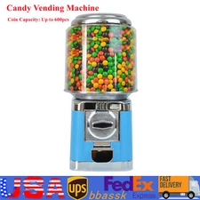 Candy Vending Machine Dispenser Machine Gumball Gum Ball Snacks Accept 25 Cents
