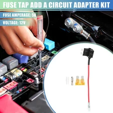 1 Set Universal 1pcs Car Fuse Tap 12V with 1pcs 5A Standard Blade Type Fuse