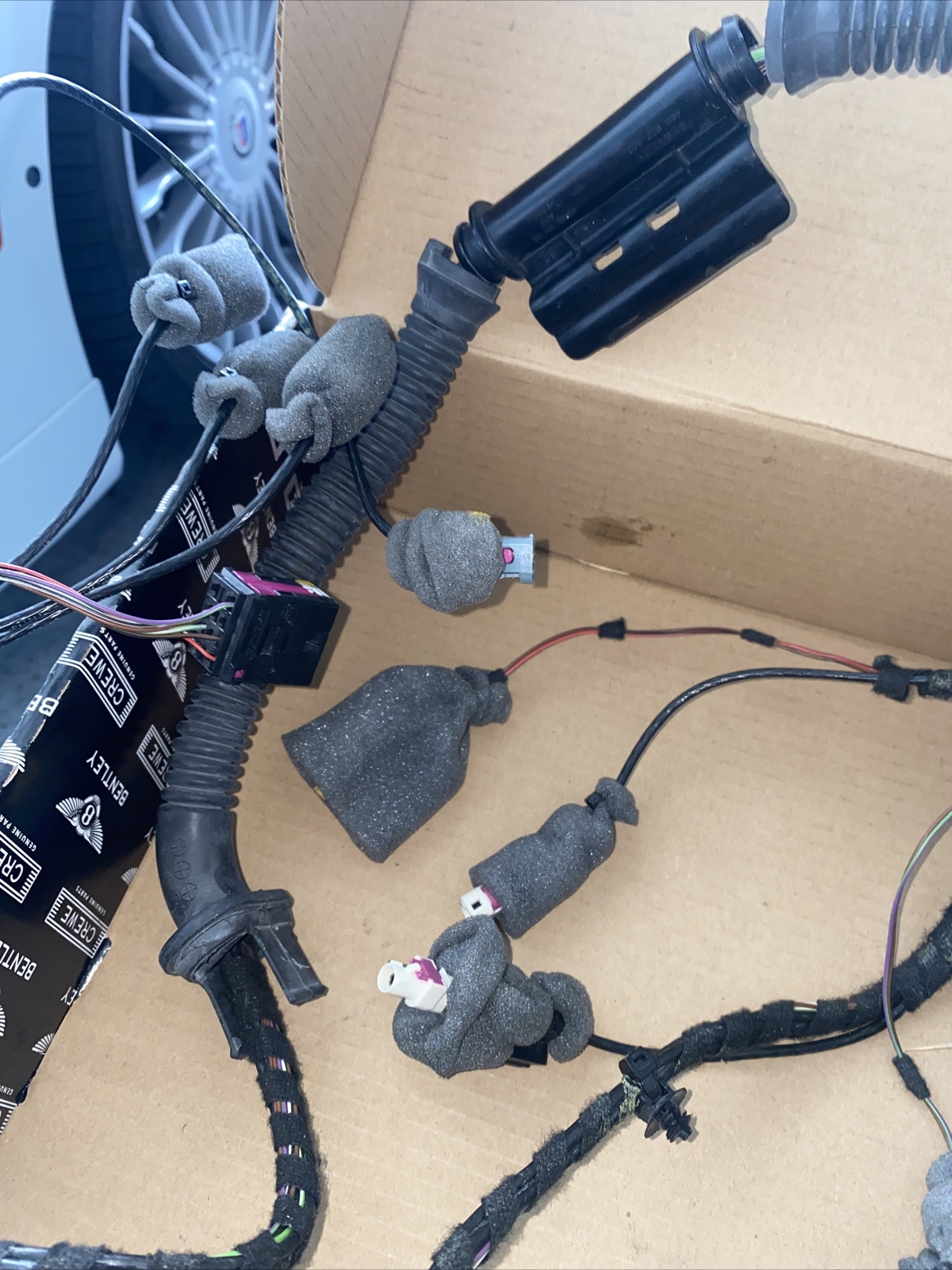 13 - 18 Bentley Flying Spur W12 V8 Rear Trunk Lift Tail Gate Wiring Harness
