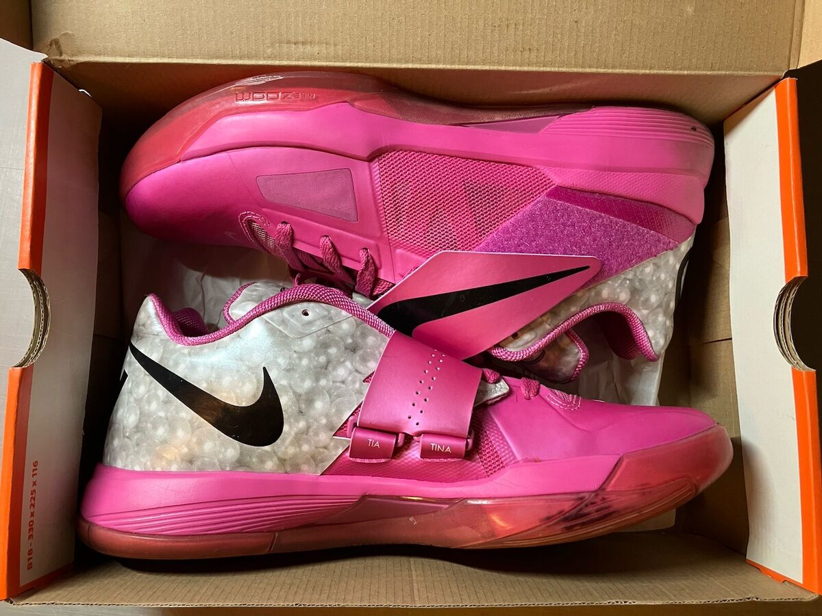 Nike Zoom KD IV 4 Aunt Pearl Breast Cancer Awareness Pink Nike Zoom KD IV 4 Aunt Pearl Breast Cancer Awareness Pink